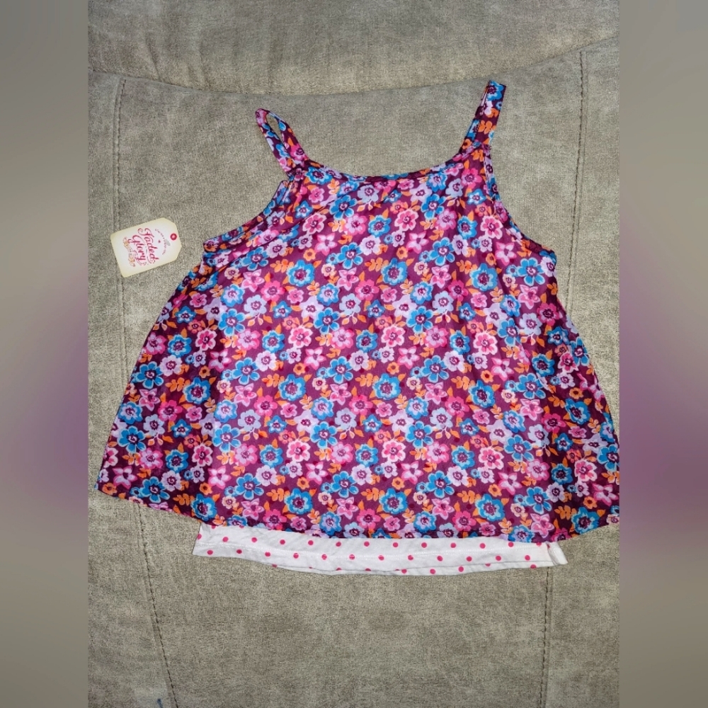 Girls L 10/12 dual layer tank